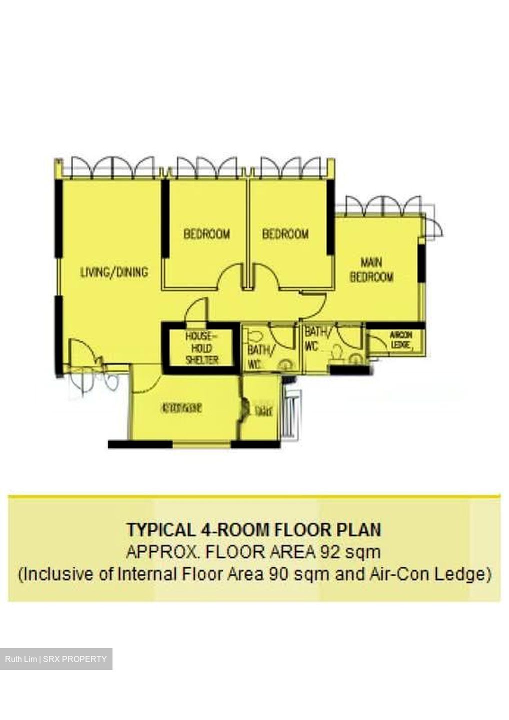 Blk 57 Teban View (Jurong East), HDB 4 Rooms #574741681